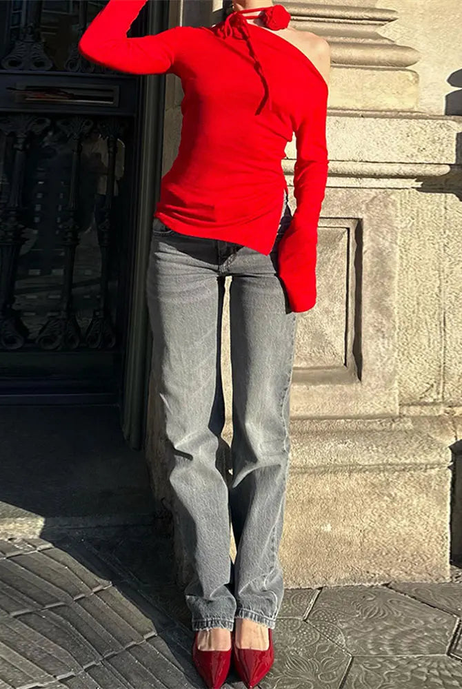 2024-Summer-Red-Elegant-3d-Flower-Tops-Ashoreshop-Femlae-Long-Sleeve-Tee-4