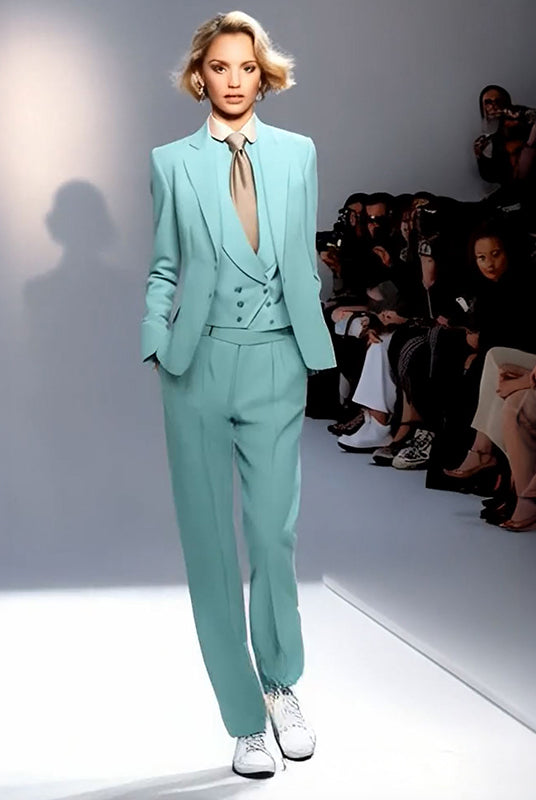 2025-New-Women-s-Pink-Business-Office-3-Pieces-Formal-Suits-Women-Custom-Made-Uniform-teal