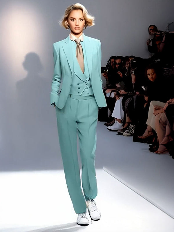 2025-New-Women-s-Pink-Business-Office-3-Pieces-Formal-Suits-Women-Custom-Made-Uniform-teal