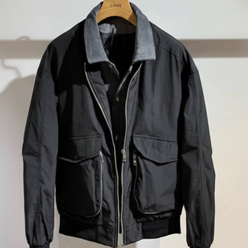 Ashore Modern Men Short Utility Jacket