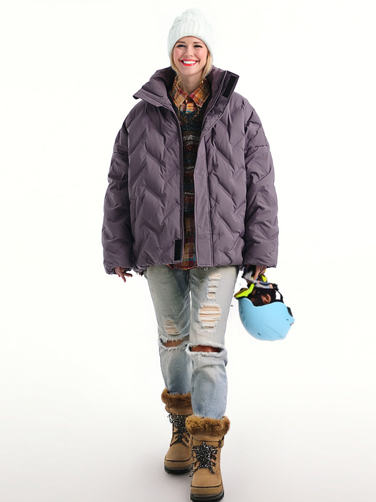 90_Goose_Down_Leave_Pattern_New_Technology_Seal_Pressing_Warm_Down_Coat