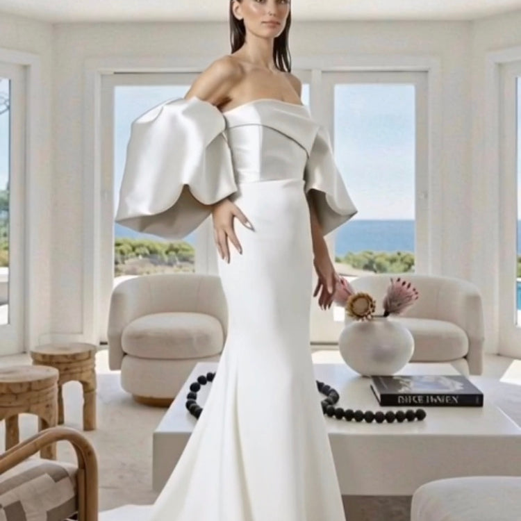 Custom Modern Formal Maxi Dress