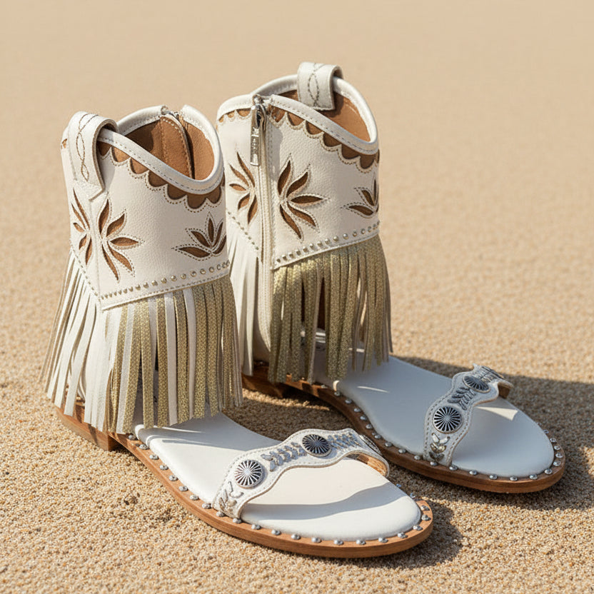 Ashore Cowgirl Shop Western-inspired women’s summer flats