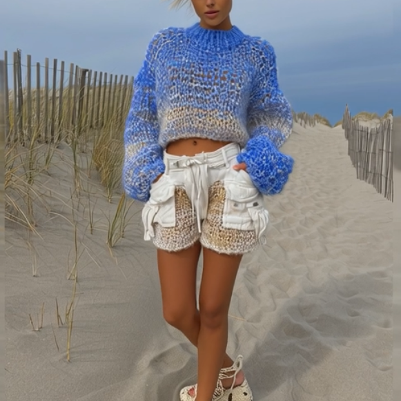 Ashore Beach Swimwear Cover Up Ombre Colors Two Piece Sets