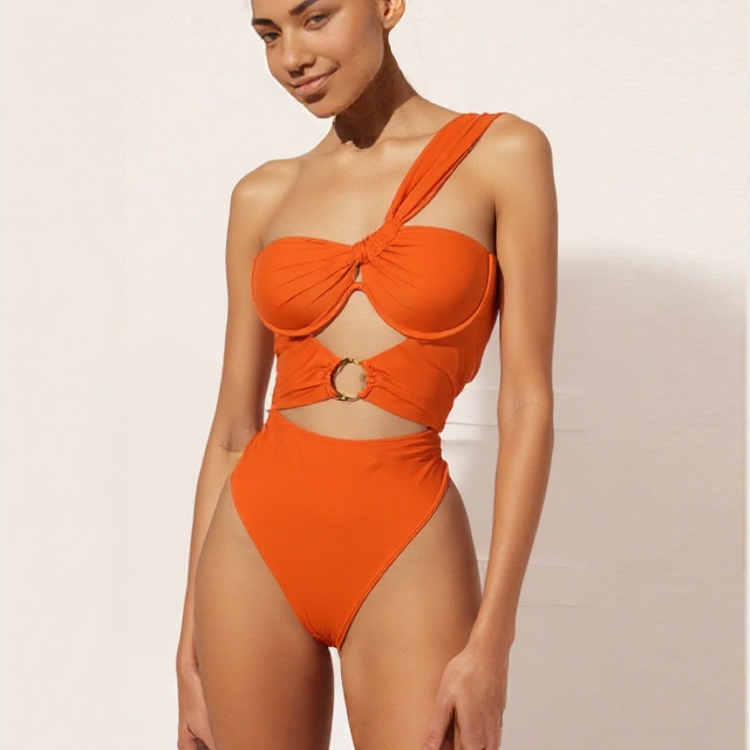 Asymmetric One Piece swimsuits