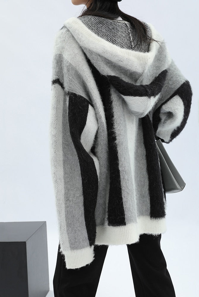 ASHORE-Shop-Striped-Women-Sweater-Hooded-Drawstring-Long-Sleeve-Contrast-Color-Knit-Pullover-Autumn-2023-New-4