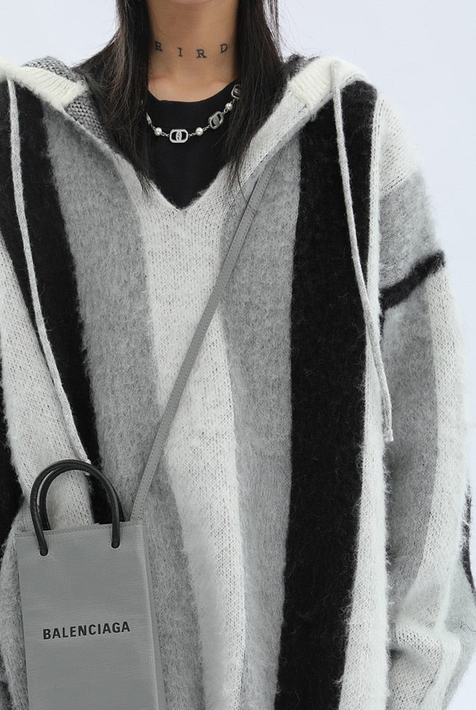 ASHORE-Shop-Striped-Women-Sweater-Hooded-Drawstring-Long-Sleeve-Contrast-Color-Knit-Pullover-Autumn-2023-New-7