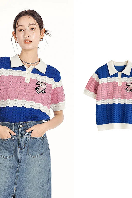 ASHORESHOP-SUMMER-CLASSI-SHORT-SLEEVE-POLO-TSHIRT-NAUTICAL-STRIPE-TOP-1a