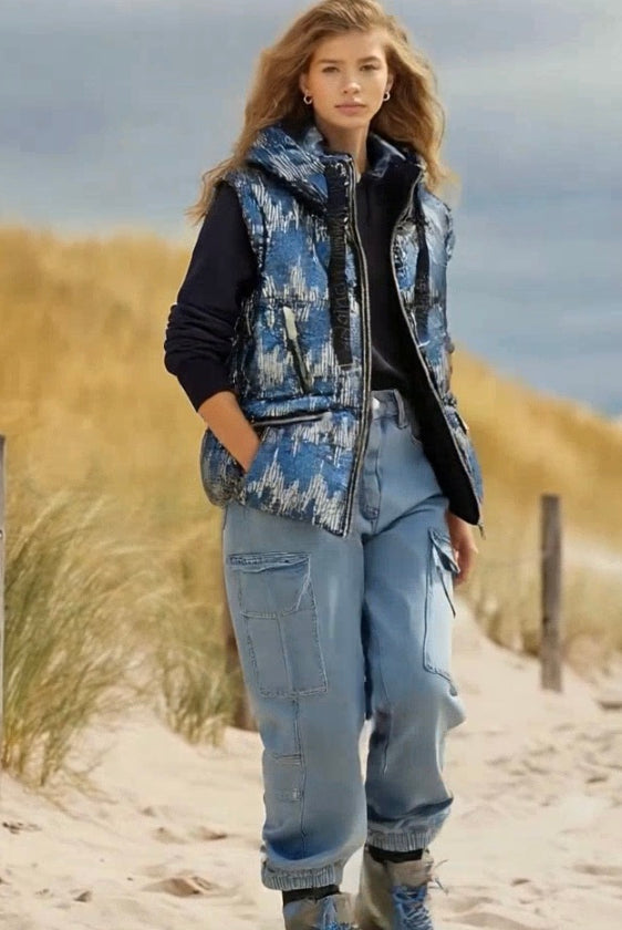 ASHORE_Festival_Style_Denim_Shiny_Sequins_Down_Vest-3