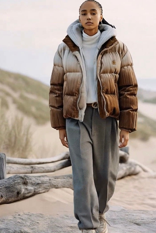 ASHORE_Festival_Style_Pleated_Ombr_High_collar_Down_Coat-3