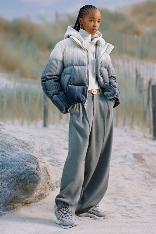 ASHORE_Festival_Style_Pleated_Ombr_High_collar_Down_Coat-4
