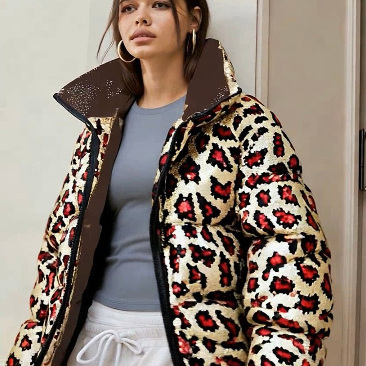 ASHORE_Festival_Style_Shiny_Sequins_Leopard_90_Down_Coat