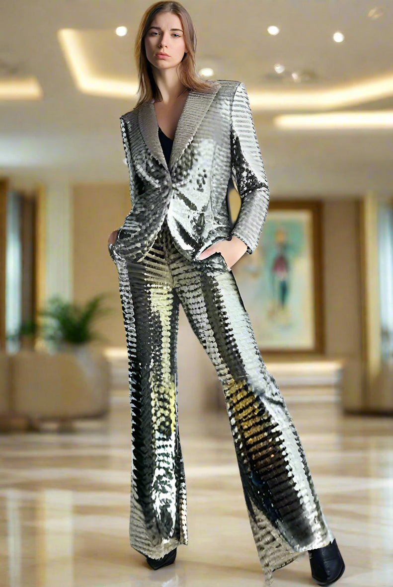 ASHORE_Women_shiny_silver_sequins_pant_suit_sets-1