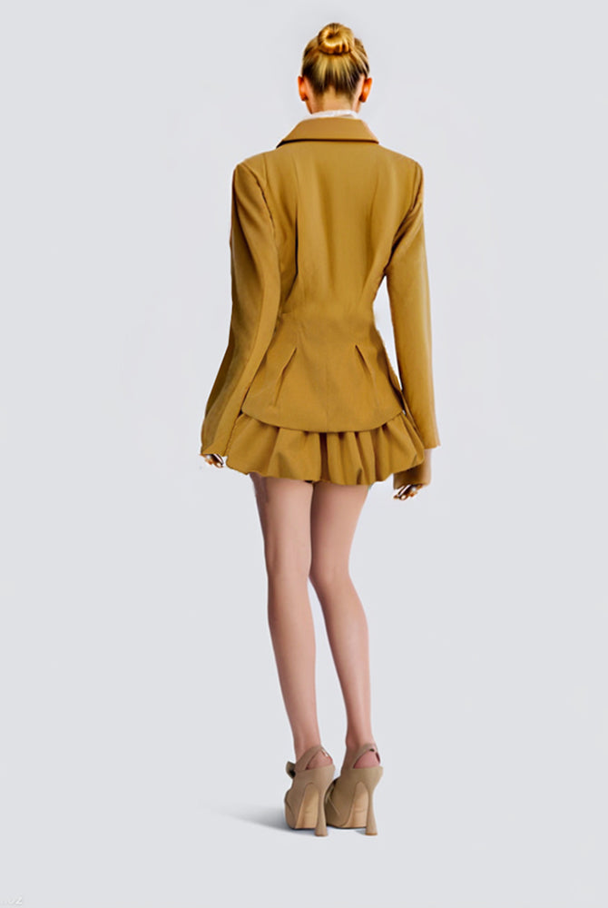 ASHORE_Womens_Flare_Skirt_Suit_Sets_Spring_Summer_Outfit-yellow-back