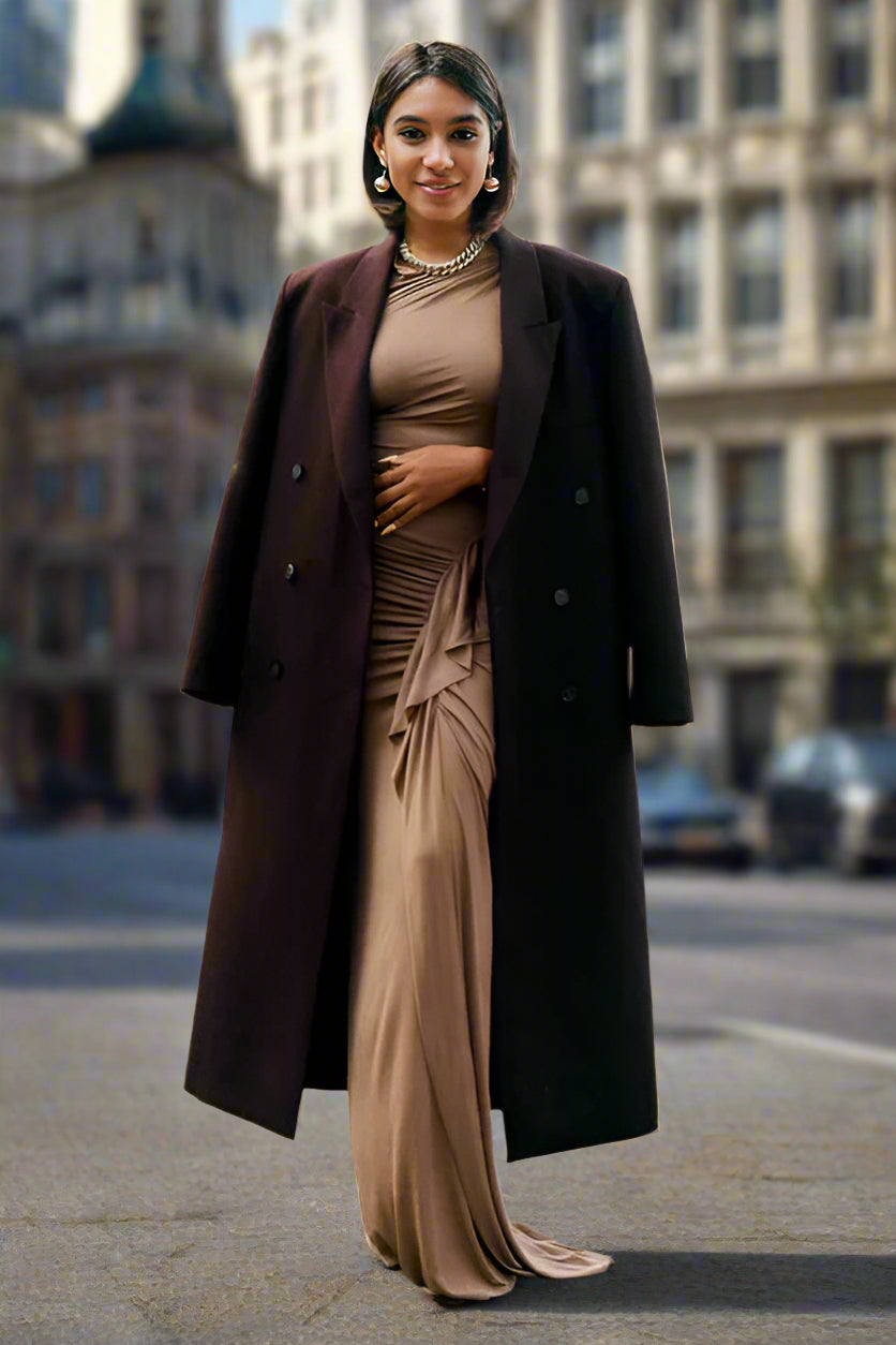 ASHORE_Womens_Trendy_Loose_Modern_Long_Coat_and_Maxi_Dress_Outfit_Sets