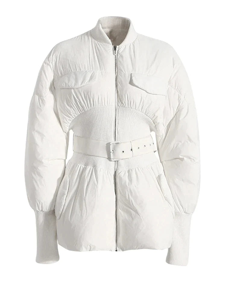 AShore -Shop-Belted-Warm-Big-Size-Cotton-padded-Coat