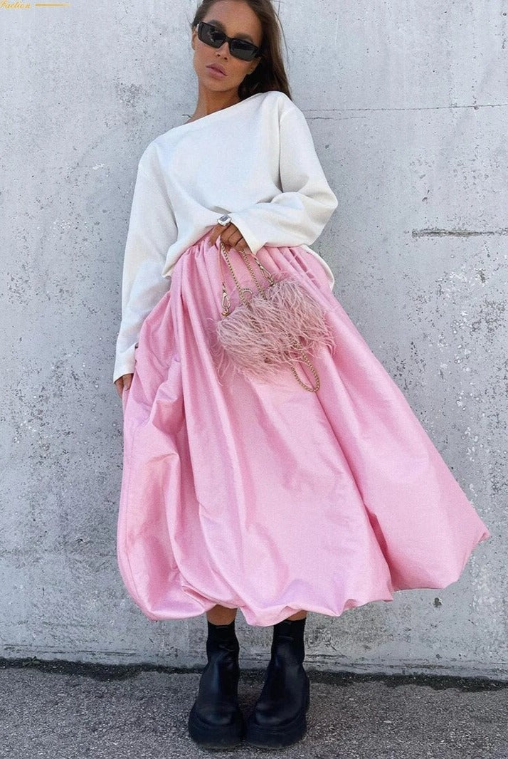 Ashore-Shop-Fashion-Beige-Satin-Skirts-For-Women-Office-Lady-Ankle-Length-Skirt-Casual-3