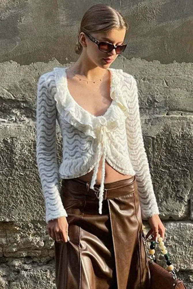 Ashore-Shop-Women_s_2023_Autumn_New_Sexy_V-neck_Lace-up_Ruffles_Women_Long_Sleeves_Hollow_Out_Cropped_Tops-3