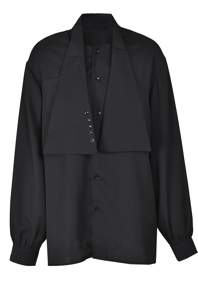 Ashore Shop All season Office Women Irregular Tie Blouse Women