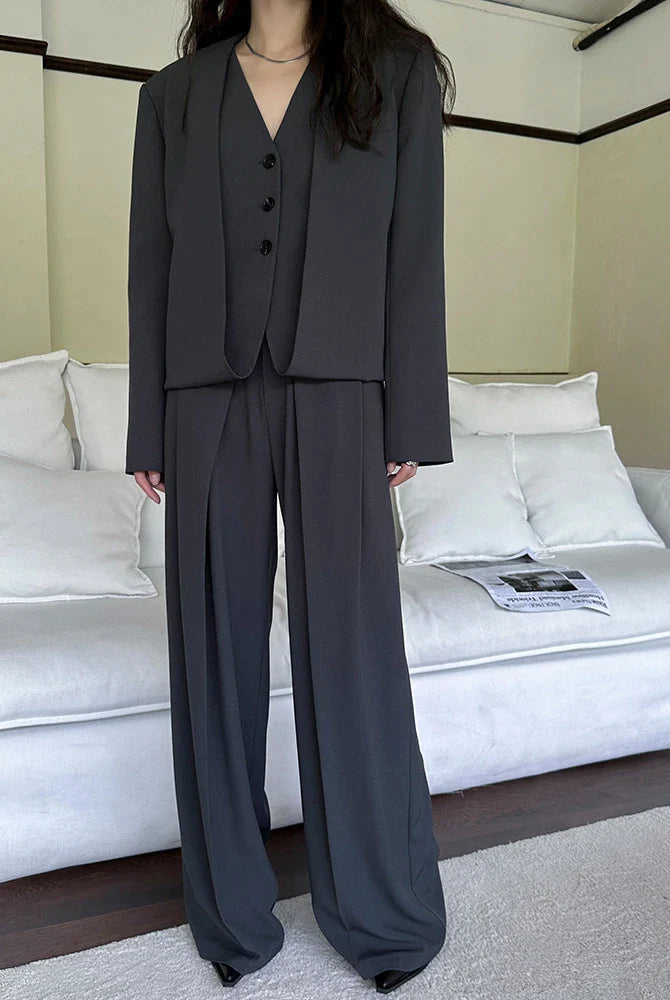 Ashore-ShopLoose-Pants-For-Women-High-Waist-Full-Length-Patchwork-Folds-Wide-Leg-Pant-7