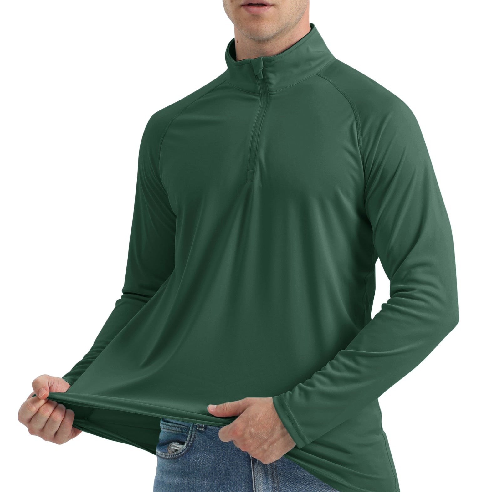 Ashore-shop-Mens- Long-Sleeve-Tee-UPF-50-Sun-UV-Protection-T-Shirt-Men-s-1-4-Zip-Pullover-Outdoor-Shirts-10