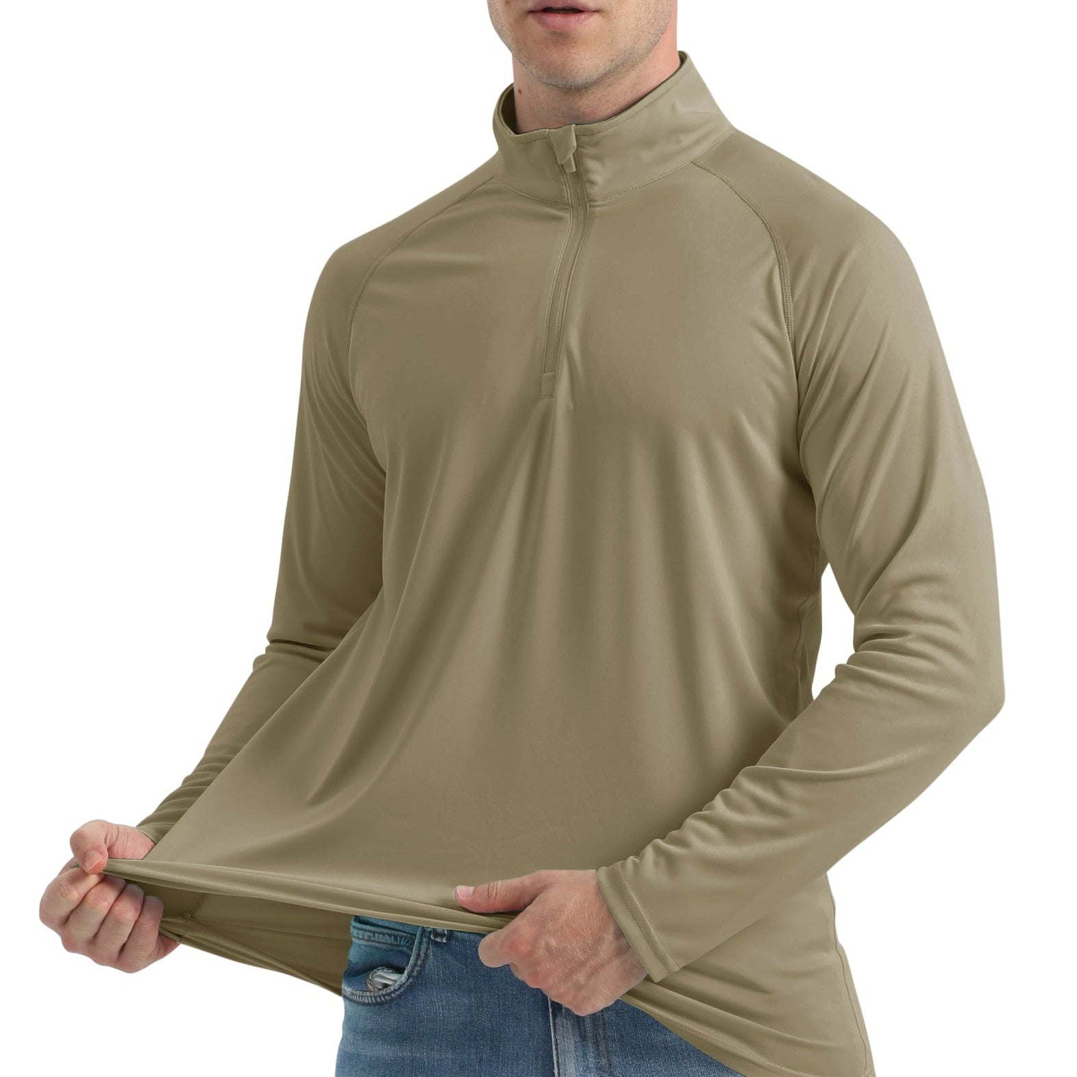 Ashore-shop-Mens- Long-Sleeve-Tee-UPF-50-Sun-UV-Protection-T-Shirt-Men-s-1-4-Zip-Pullover-Outdoor-Shirts16