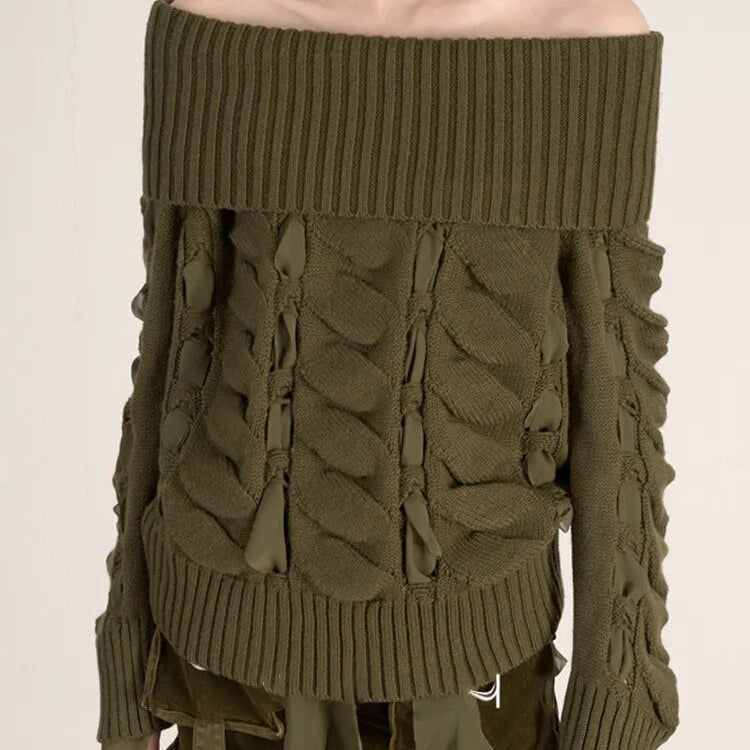 Ashore_Boutique_Solid_Patchwork_Lace_Up_Knitting_Pullover_Sweaters_For_Women-9