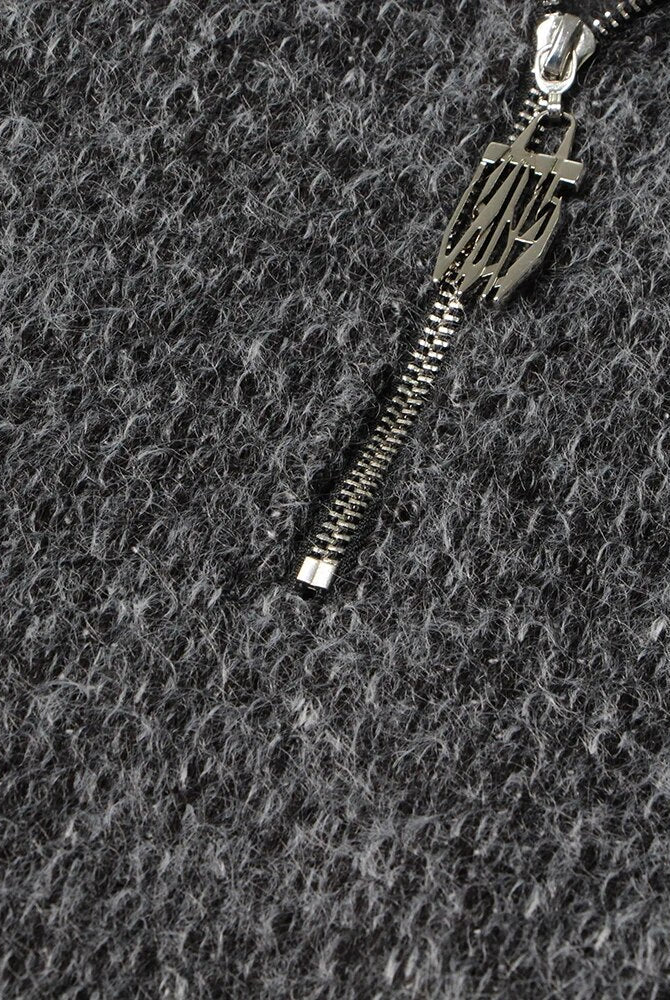 Ashore Boutique Zipper Off Shoulder Sweater For Women-9