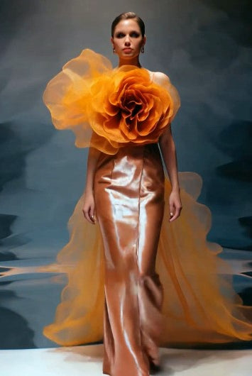 Ashore_Designer_Water_Silk_3D_Flower_Dress_Flowing_Evening_Dress-1