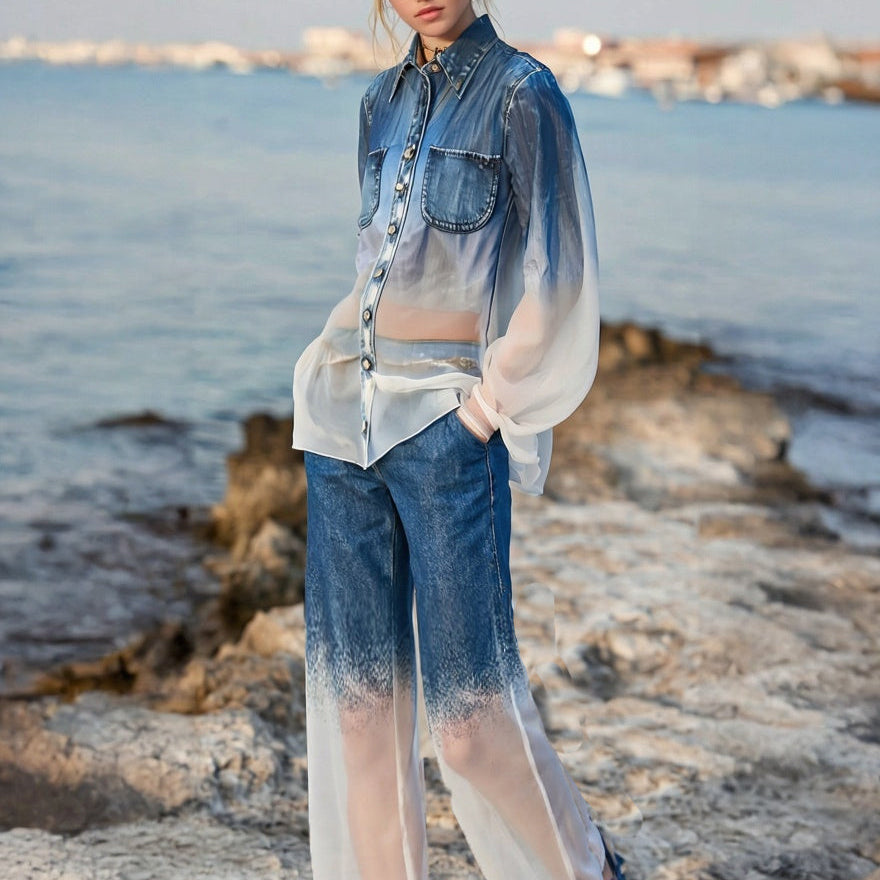 Ashore_Luxury_Comfort_Denim_Organza_Sets