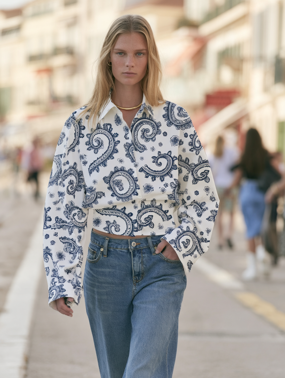 Ashore_Ocean_Paisley_Graphic_Loose_Women_Shirts-1