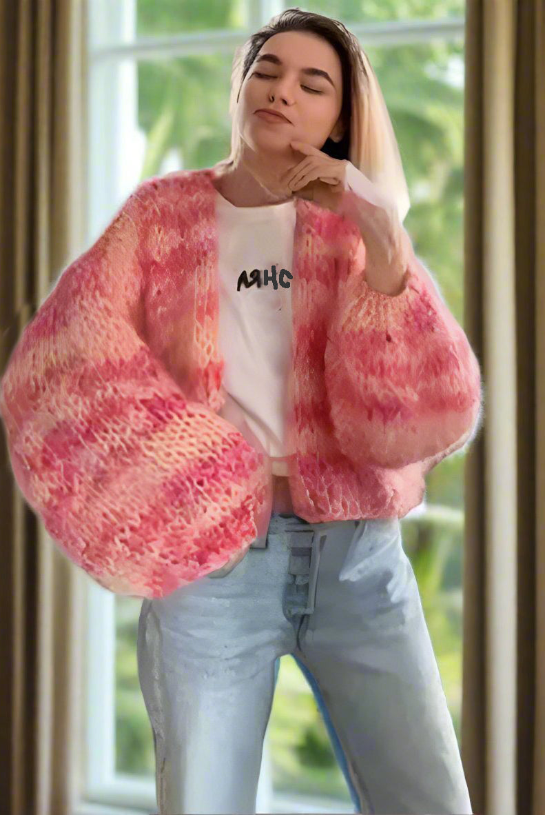 Ashore_Oversize_Short_Mohair_Sweater_Cardigan-3