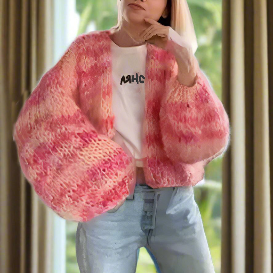 Ashore_Oversize_Short_Mohair_Sweater_Cardigan-3