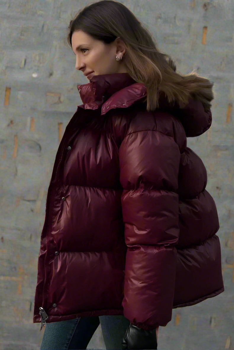 Ashore_Shop_Burgundy_Women_s_Winter_Warm_Hooded_Bubble_Jacket