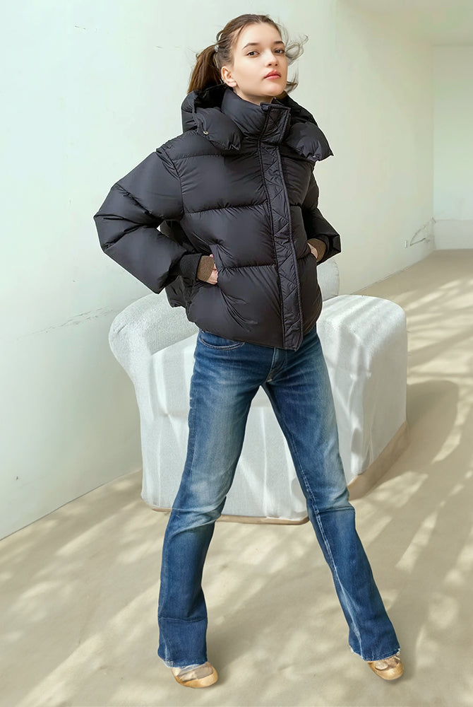 Ashore_Shop_Cold_Weather_Hoody_Short_Bubble_Coats_for_Women-black