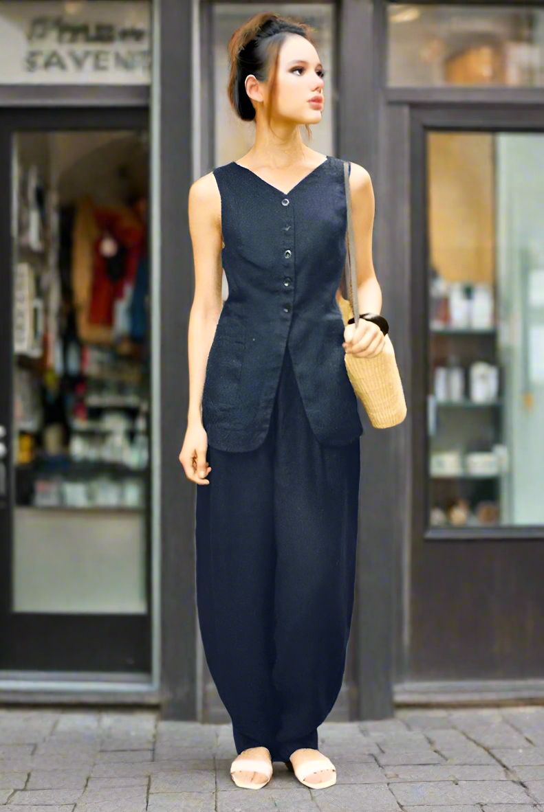 Ashore_Shop_Modern_Womens_Pant_Suit_Sets_Vest_Loose_Pant