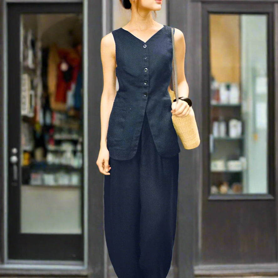Ashore_Shop_Modern_Womens_Pant_Suit_Sets_Vest_Loose_Pant