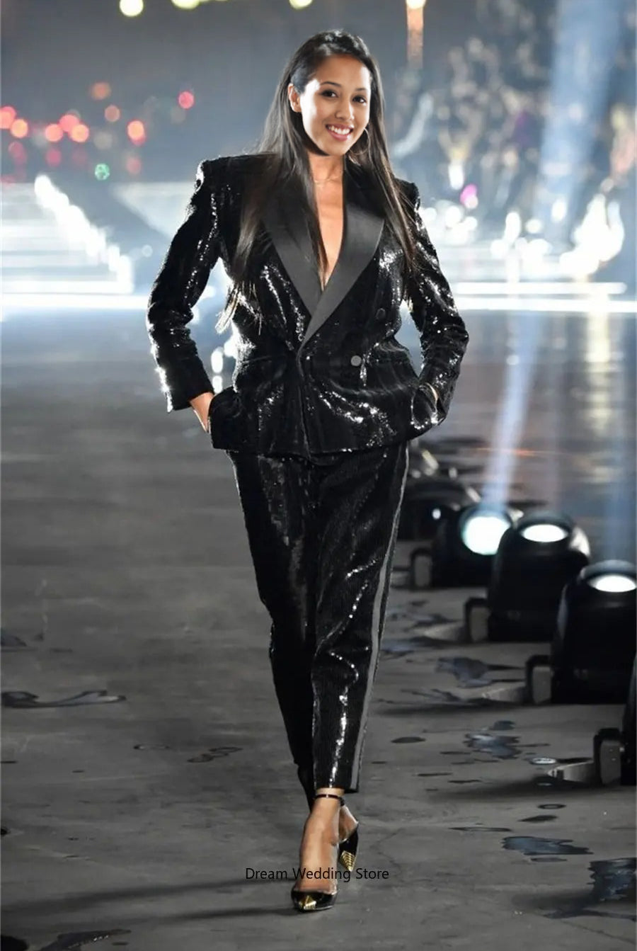 Ashore_Shop_Shining_Sequin_Women_Suits_Formal_Suit_Sets-1