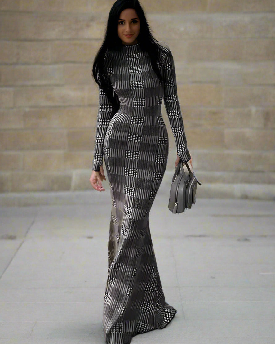 Ashore_Shop_Slim_super_long_knitted_dress_with_elegant_long_sleeves_and_a_dramatic_flare_hem_dresd