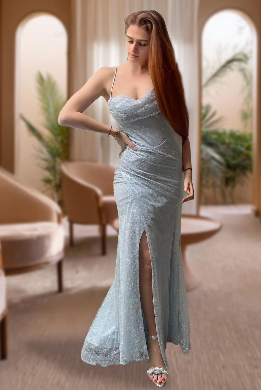 Ashore_Shop_Spaghetti_Straps_Lightweight_Mesh_Prom_Dresses