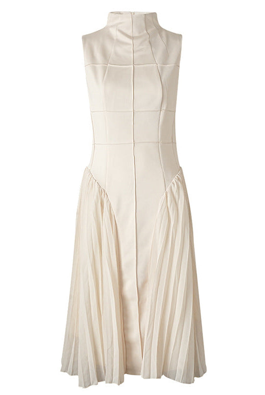 Ashore_Shop_Spring_Slim_Top_and_Pleated_Bottom_Sleeveless_Elegant_Dresses-1