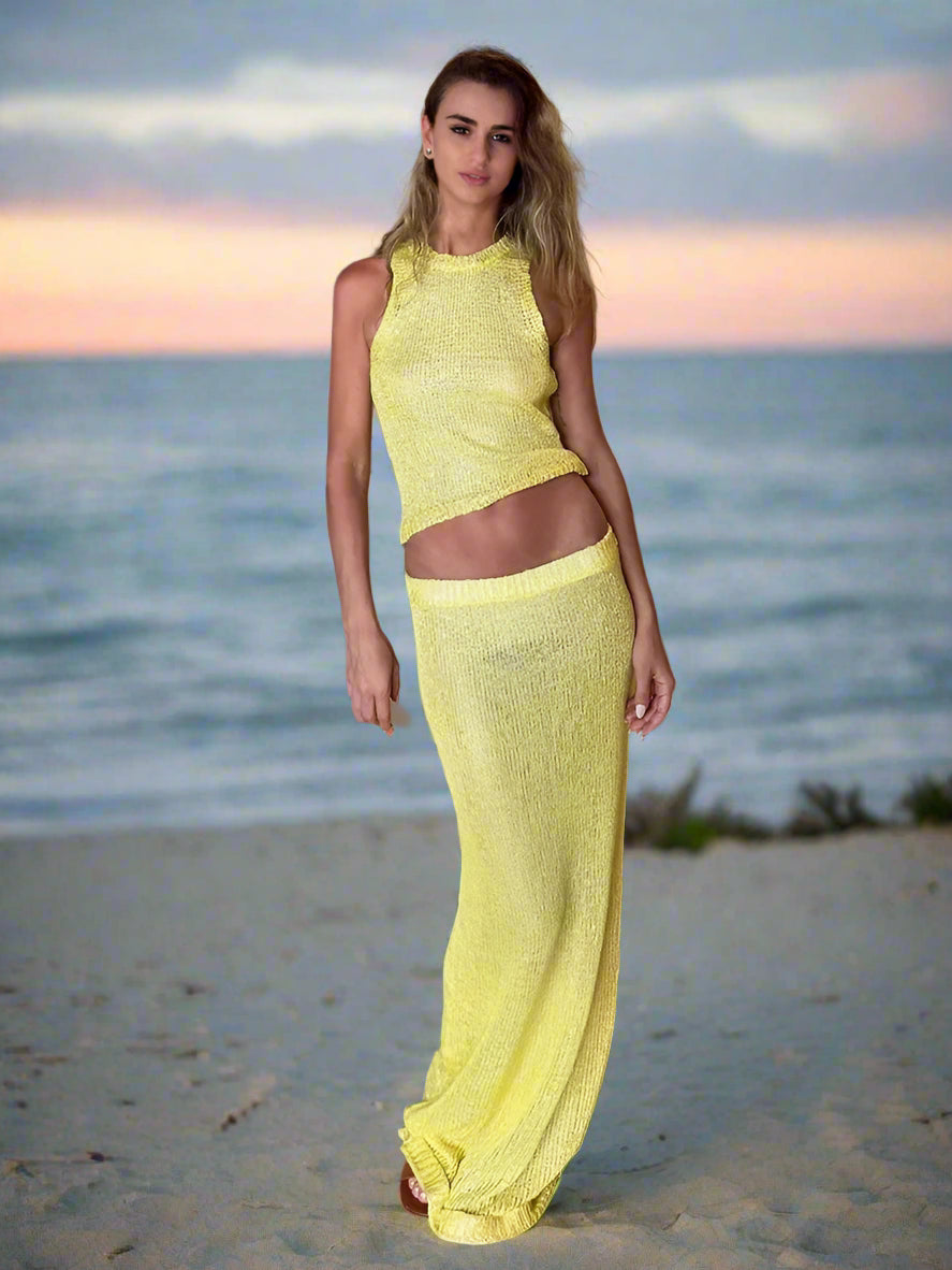 Ashore_Shop_Summer_Beach_Coverup_Transparency_Shiny_tank_top_and_maxi_skirt_knitted_mesh_Sets