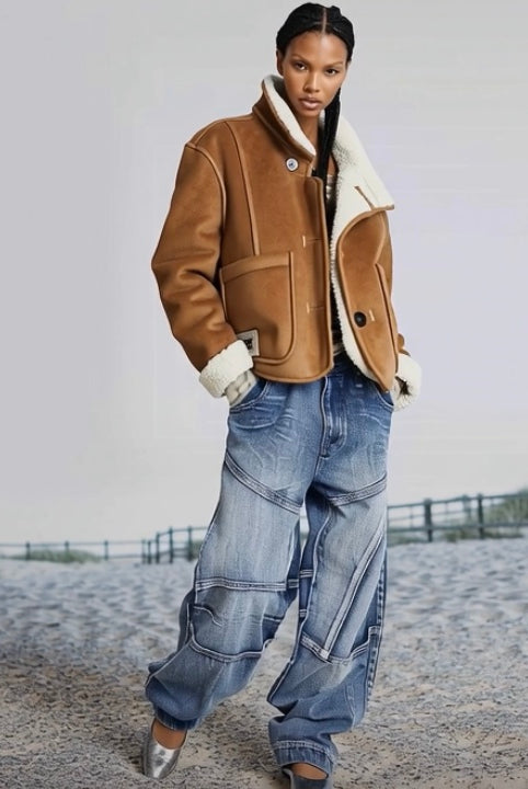 Ashore_Shop_Western_Cowgirl_Short_Suede_Fur_Reversible_Jacket