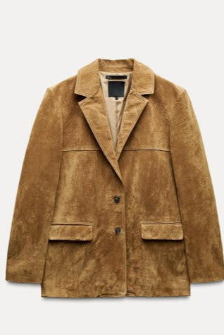 Ashore_Shop_Women_Chic_Faux_Suede_Blazer_Jacket-2