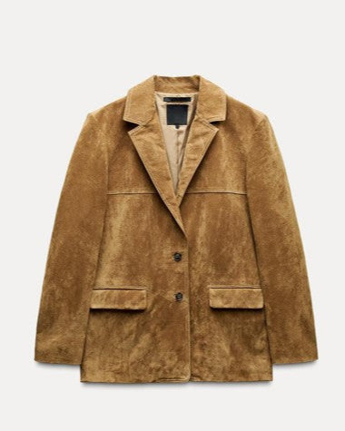 Ashore_Shop_Women_Chic_Faux_Suede_Blazer_Jacket-2