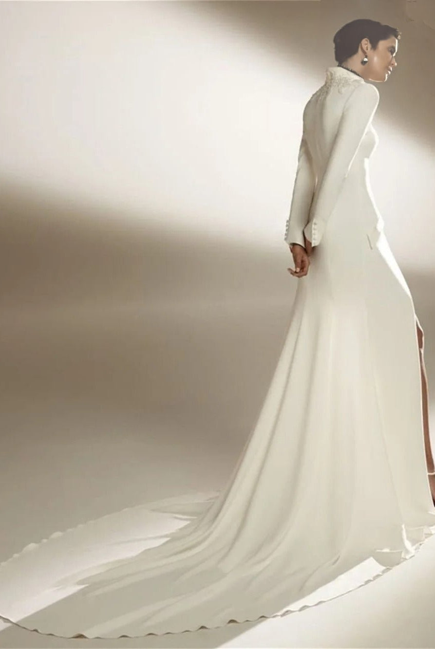 Ashore_Shop_Women_s_Classic_One-Piece_Blazer_Floor-Length_Dress_-_Elegant_Formal_Tuxedo_Party_Dress_Custom_Made-3