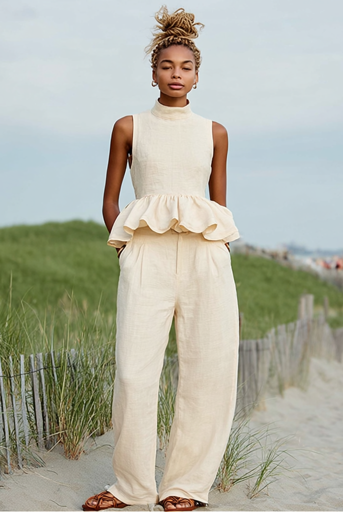 Ashore_Summer_Vacation_Linen_Sets_with_Back_Zipper_Opening-1