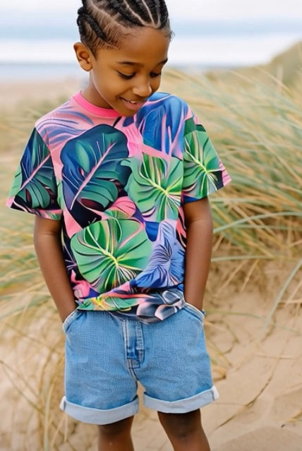 Ashore_Unisex_Boys_Palm_Leaves_Tees_Cotton_or_Wicking_Poly-5
