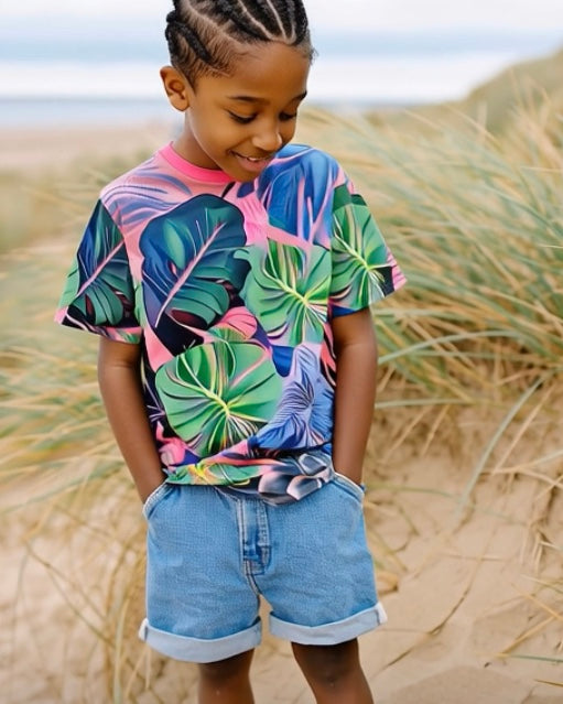 Ashore_Unisex_Boys_Palm_Leaves_Tees_Cotton_or_Wicking_Poly-5
