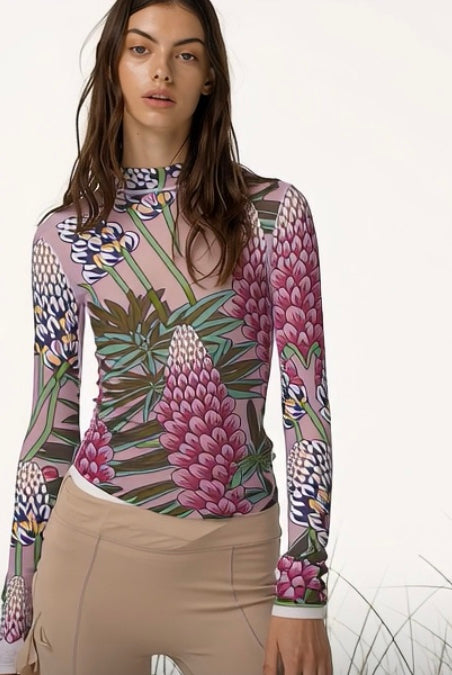 Ashore_Women_AntiUV_Flower_Mesh_Tops